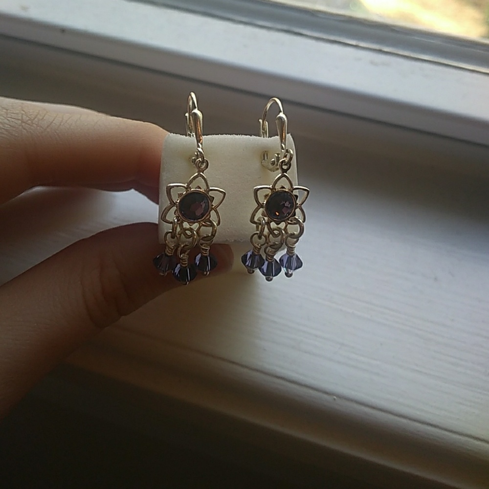 Floral Dreamcatcher earrings